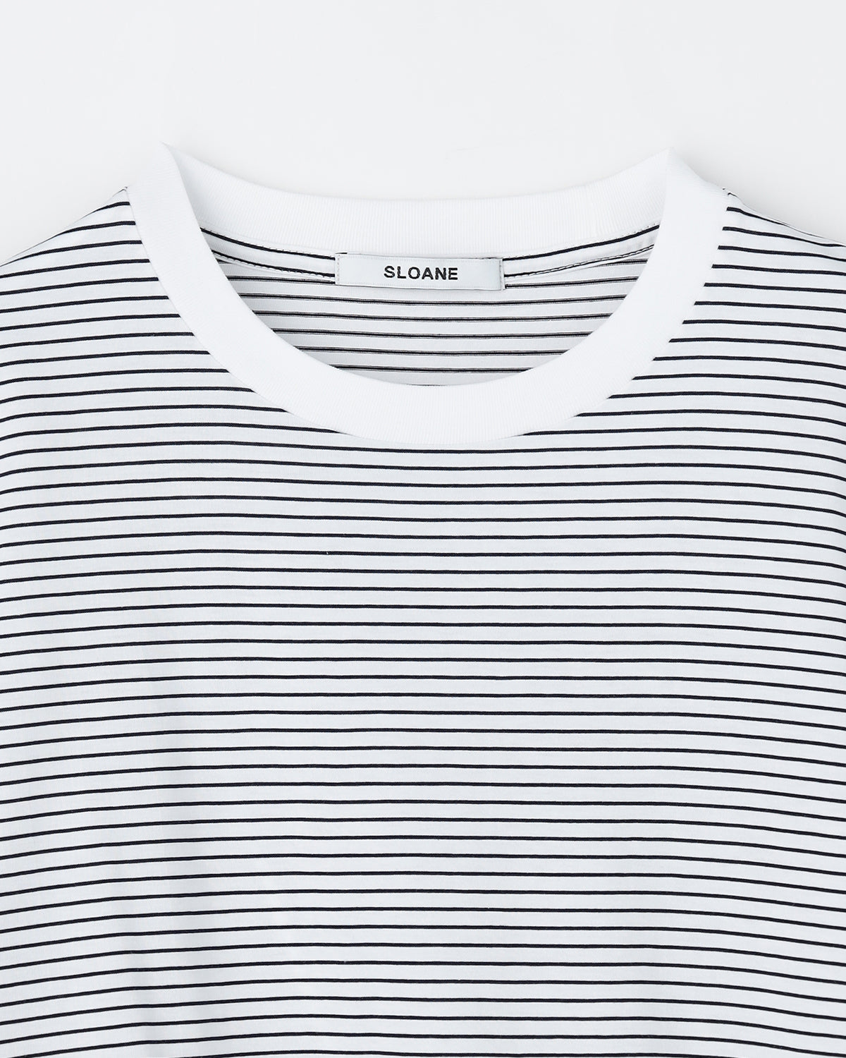 72/2コットン天竺  マイクロボーダーTシャツ　SL10S-T1142