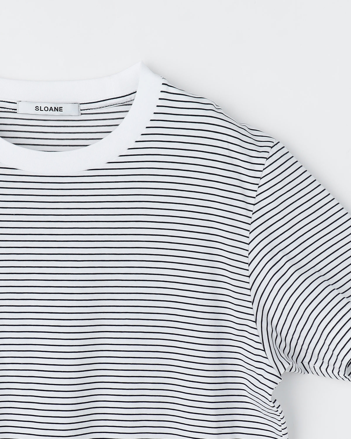 72/2コットン天竺  マイクロボーダーTシャツ　SL10S-T1142