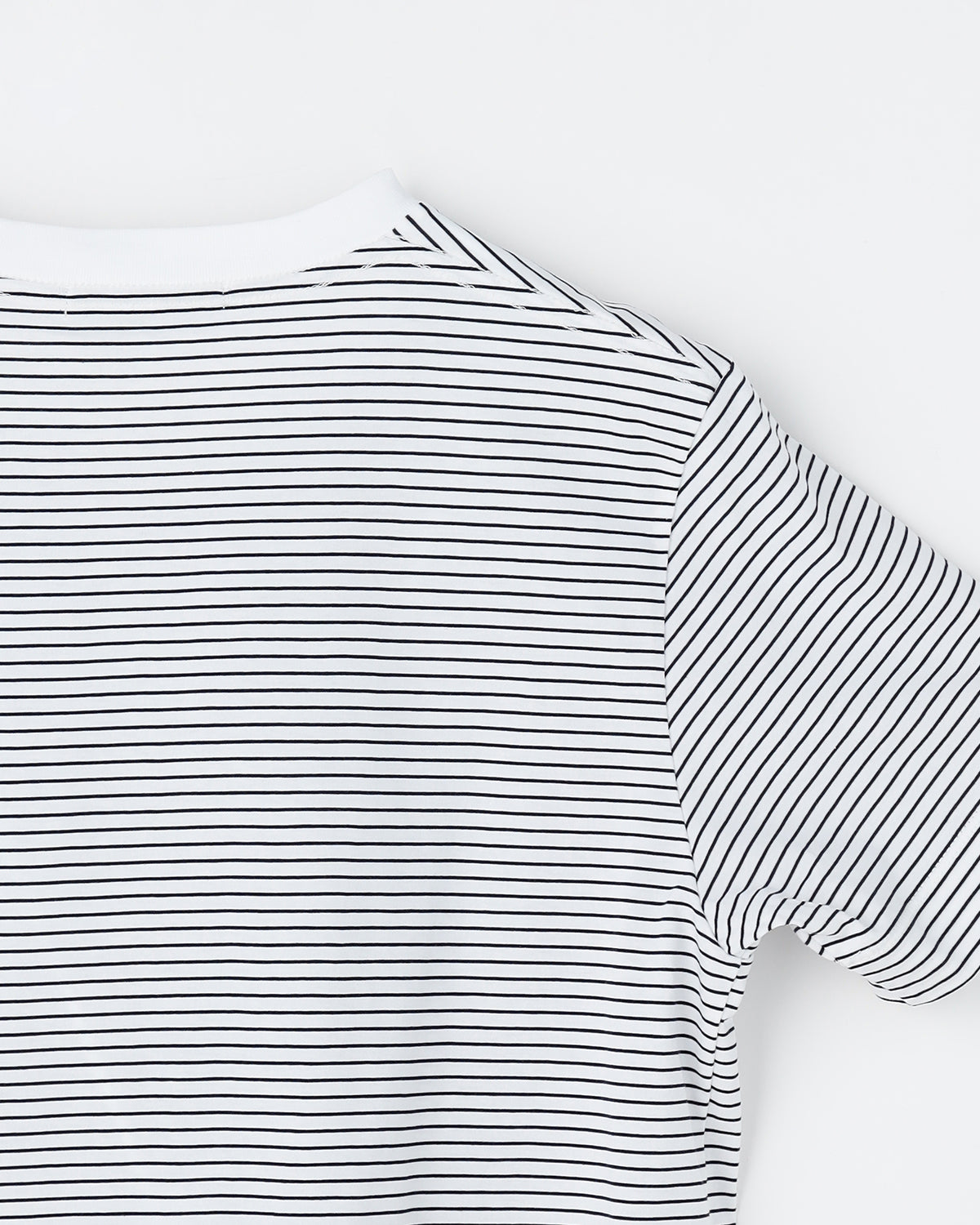 72/2コットン天竺  マイクロボーダーTシャツ　SL10S-T1142