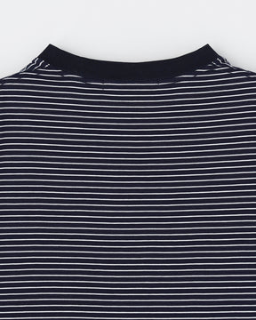 72/2コットン天竺 マイクロボーダーノースリーブ　SL10S-T1143