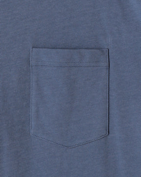 コットンツイル編み 長袖ポケットTシャツ　SL10S-T1145