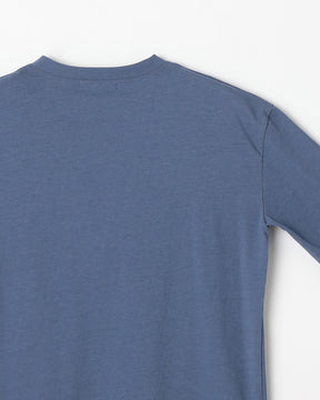 コットンツイル編み 長袖ポケットTシャツ　SL10S-T1145