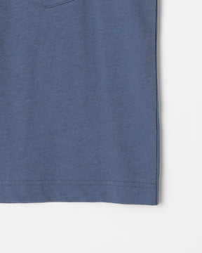 コットンツイル編み 長袖ポケットTシャツ　SL10S-T1145