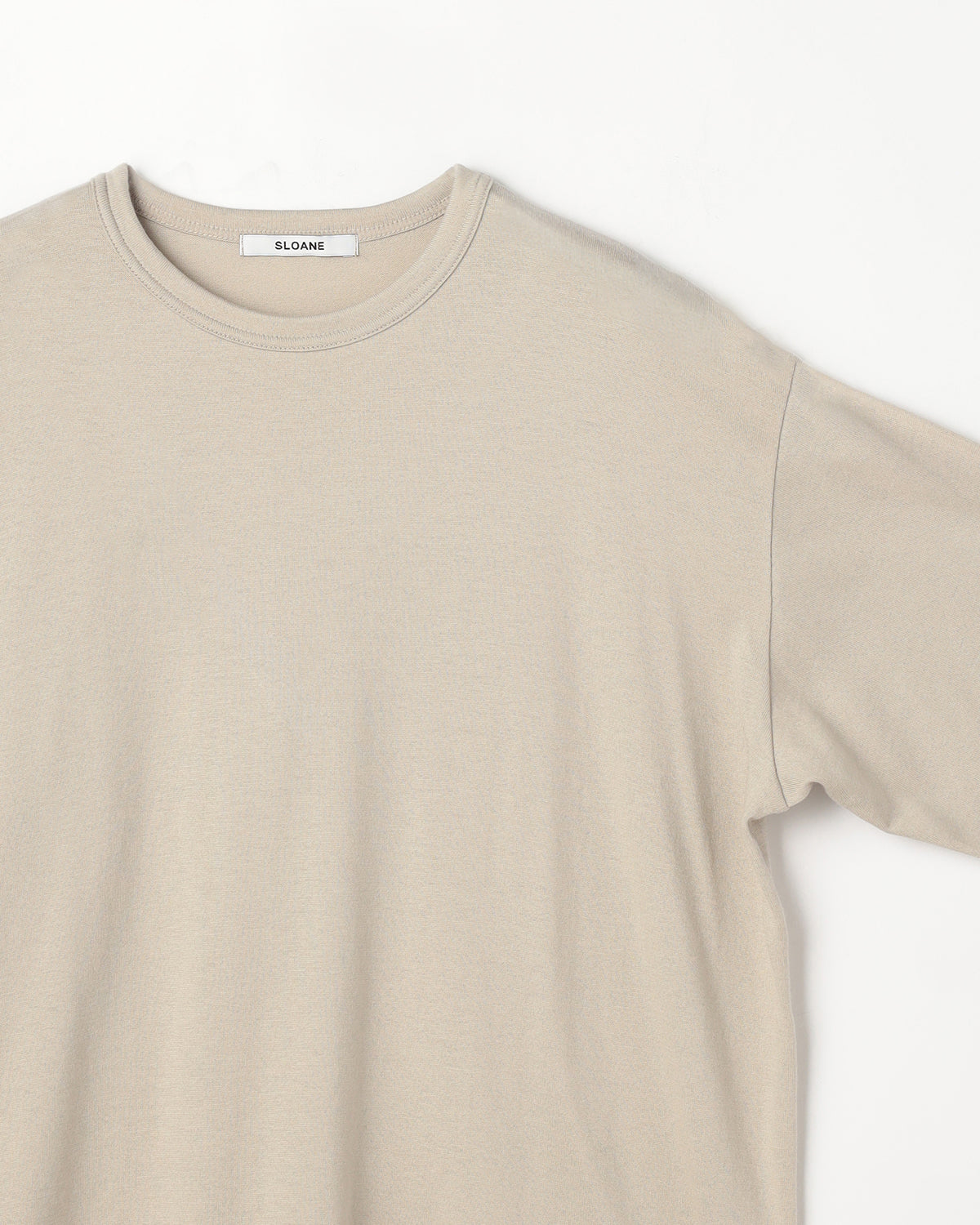 コットンカシミヤ長袖Tシャツ　SL10S-T1147-W11
