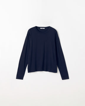 コットン×カシミア天竺 長袖Tシャツ　SL10S-T1147
