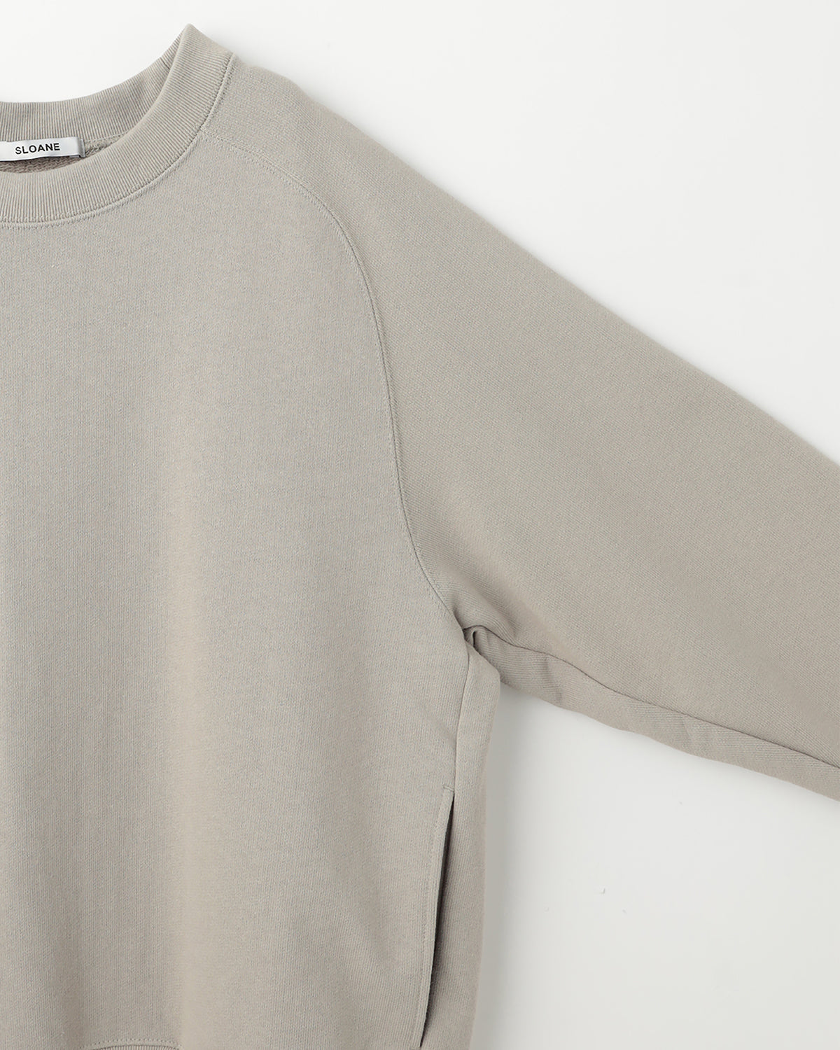 コットン裏毛 セミラグランスリーブスウェット　SL10S-T1150