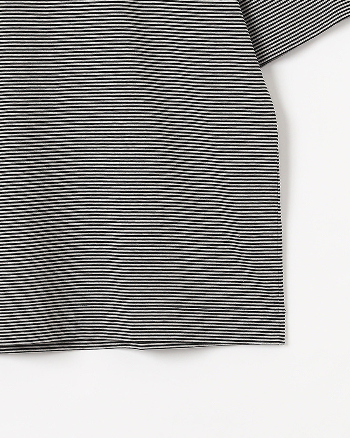 72/2コットン天竺 ボーダー ドロップショルダーTシャツ  SL10S-T1219