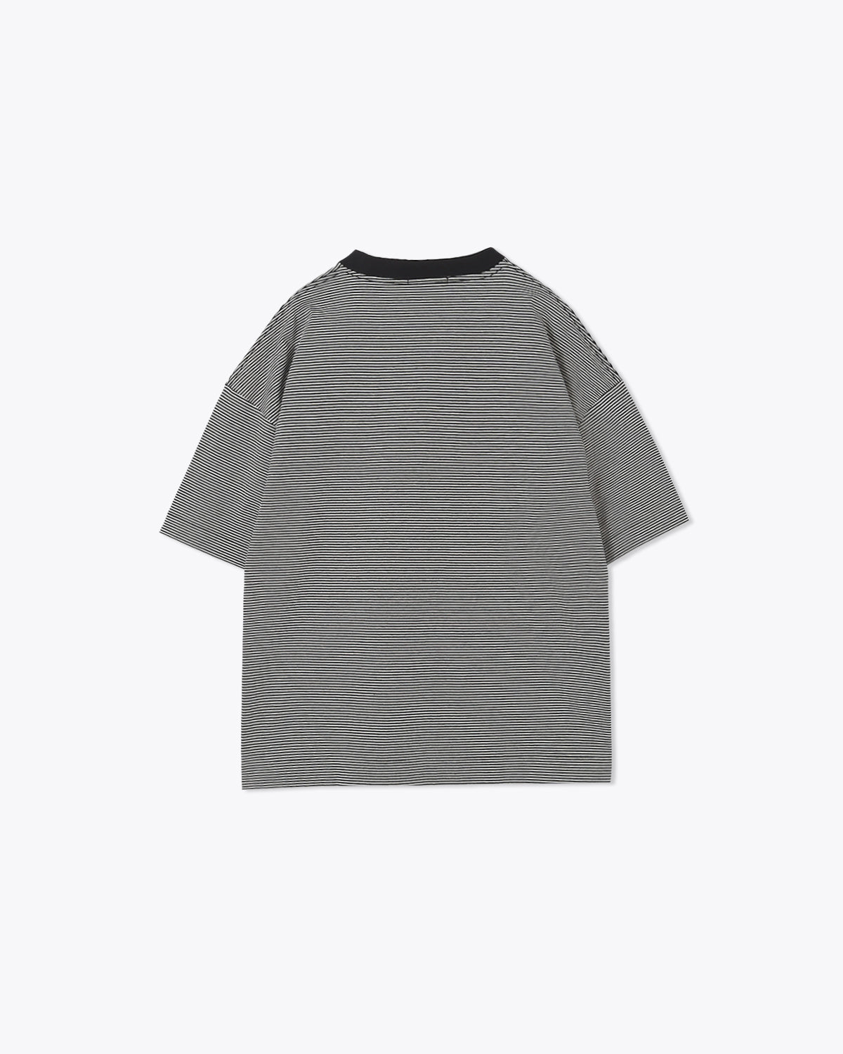 72/2コットン天竺 ボーダー ドロップショルダーTシャツ  SL10S-T1219