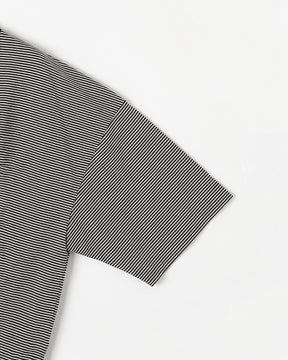 72/2コットン天竺 ボーダー ドロップショルダーTシャツ  SL10S-T1219