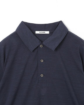 ウール×ポリエステル 天竺ポロTシャツ　SL10S-T1237
