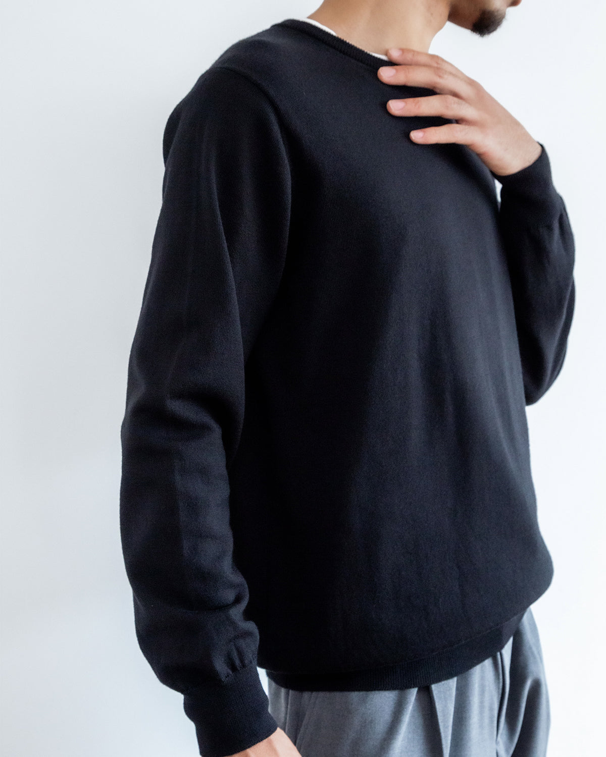 ネイビー　H178cm　着用サイズ：4　