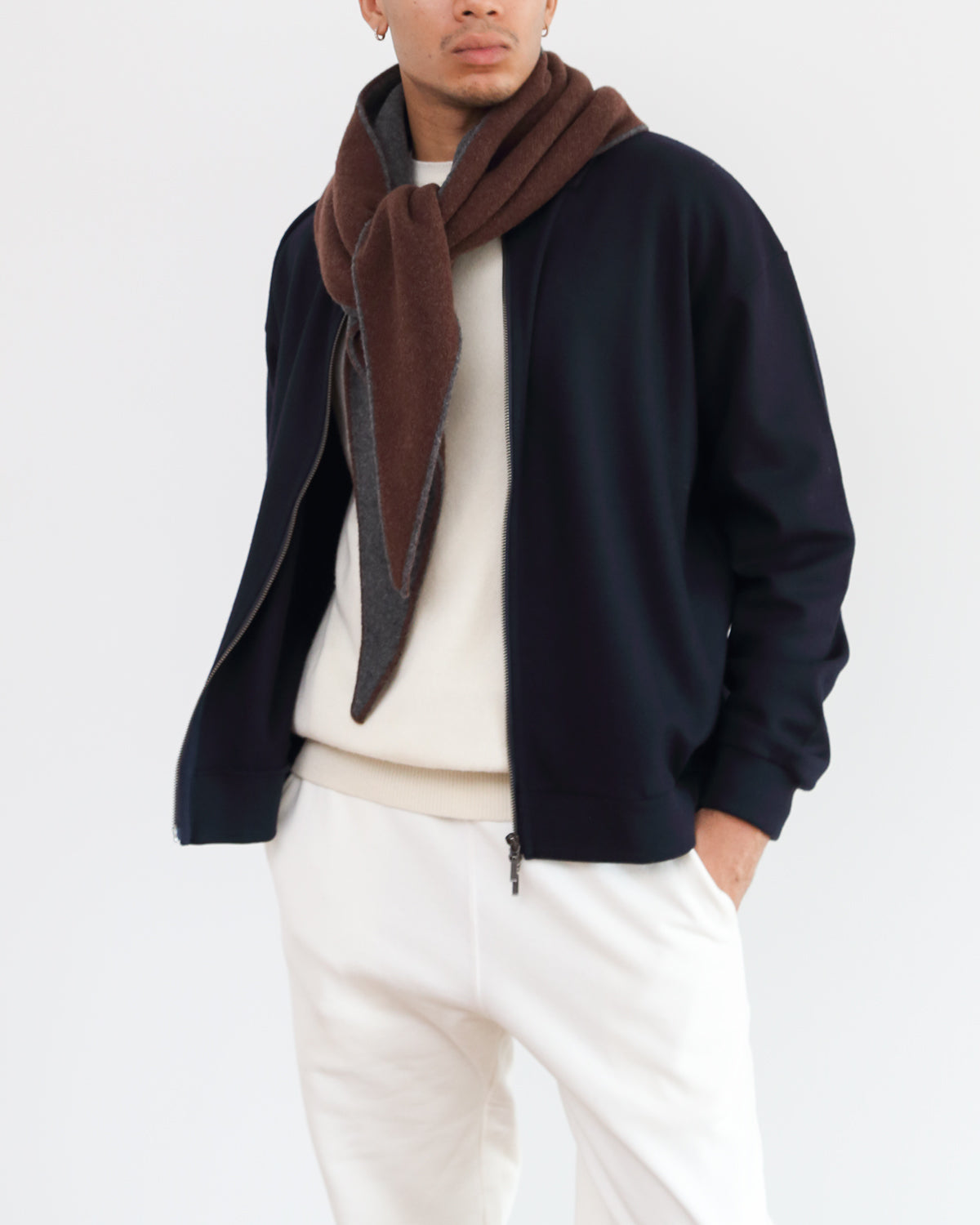 ブラウン×グレー