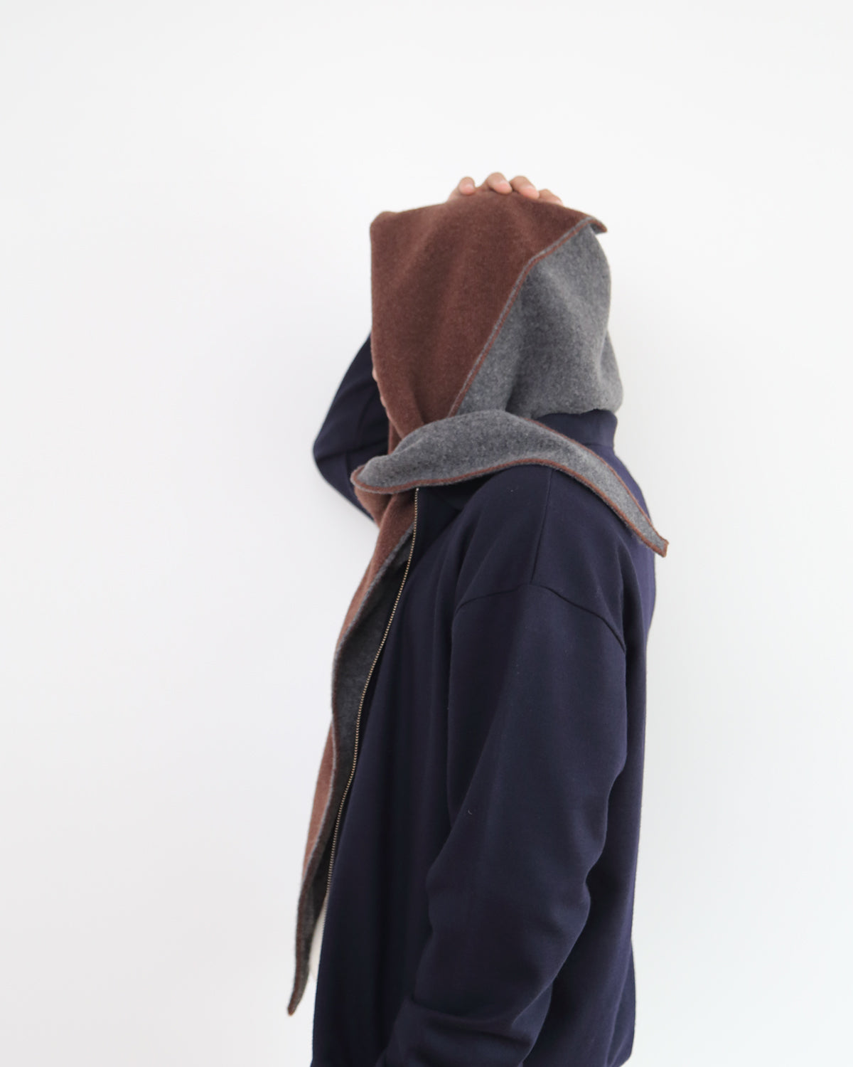 ブラウン×グレー