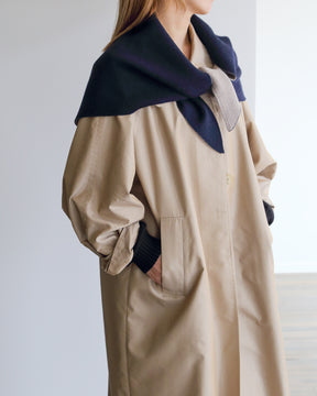 ネイビー×ベージュ