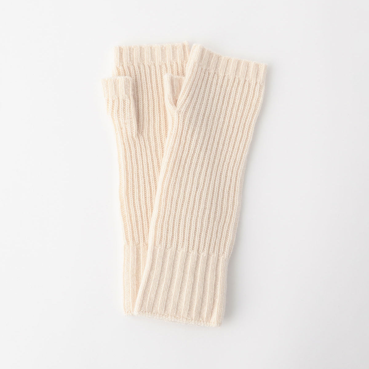 10G 片畦編み カシミヤ アームウォーマー SL10W-1068