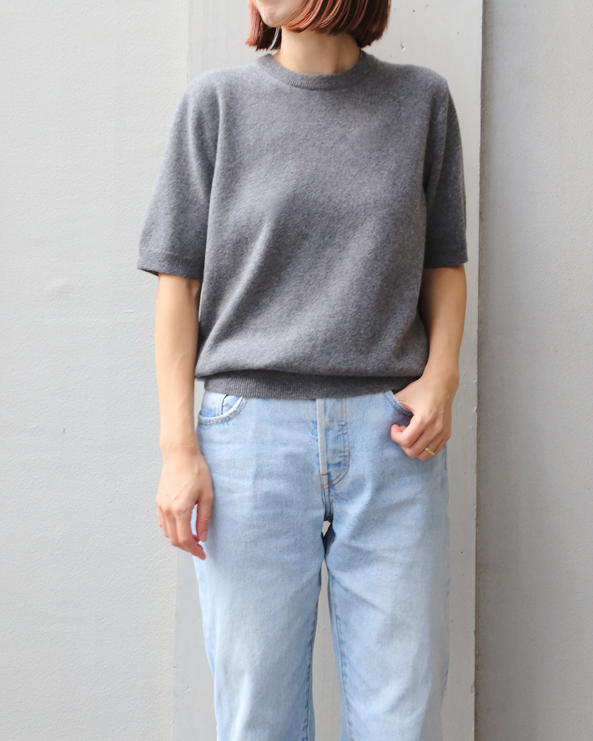 ミディアムグレー　H160cm　着用サイズ：2