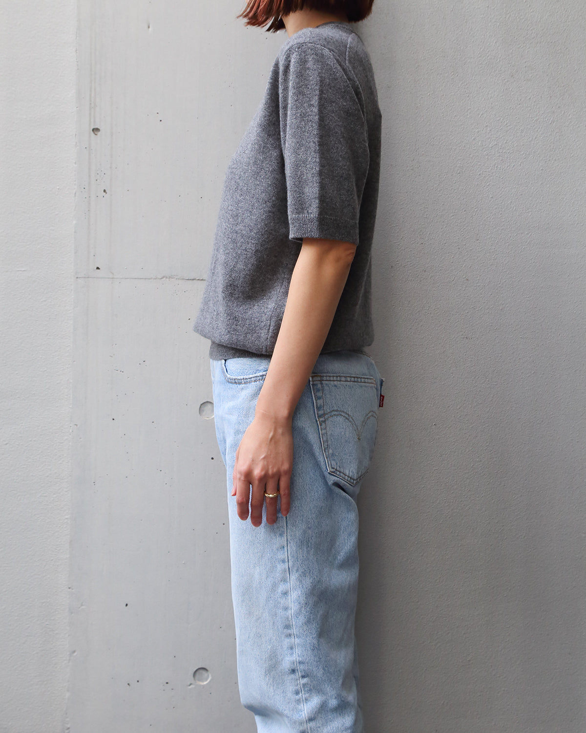 ミディアムグレー　H160cm　着用サイズ：2