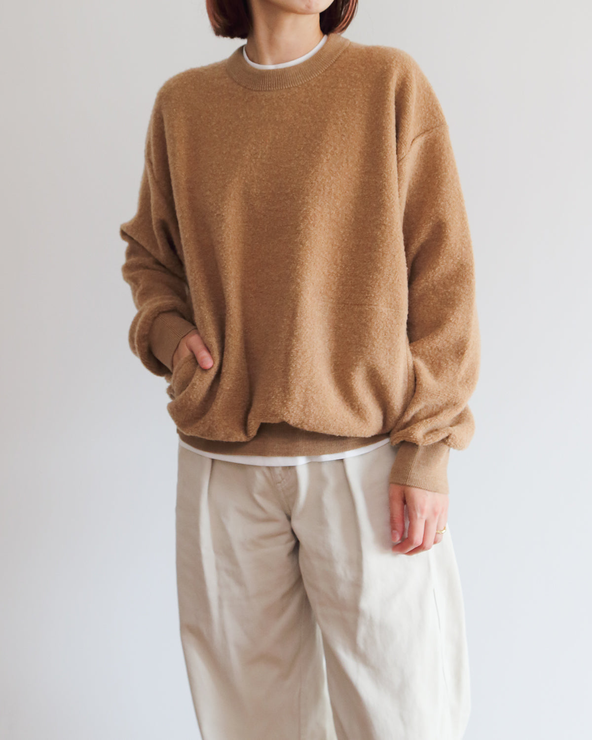 キャメル　H160cm　着用サイズ：2