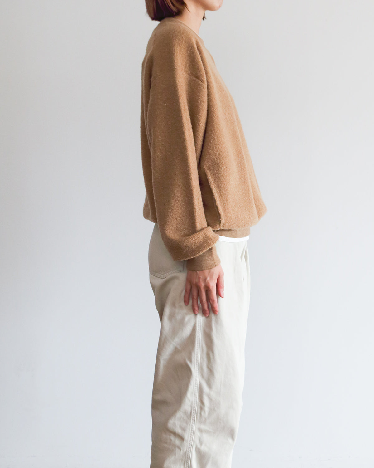 キャメル　H160cm　着用サイズ：2
