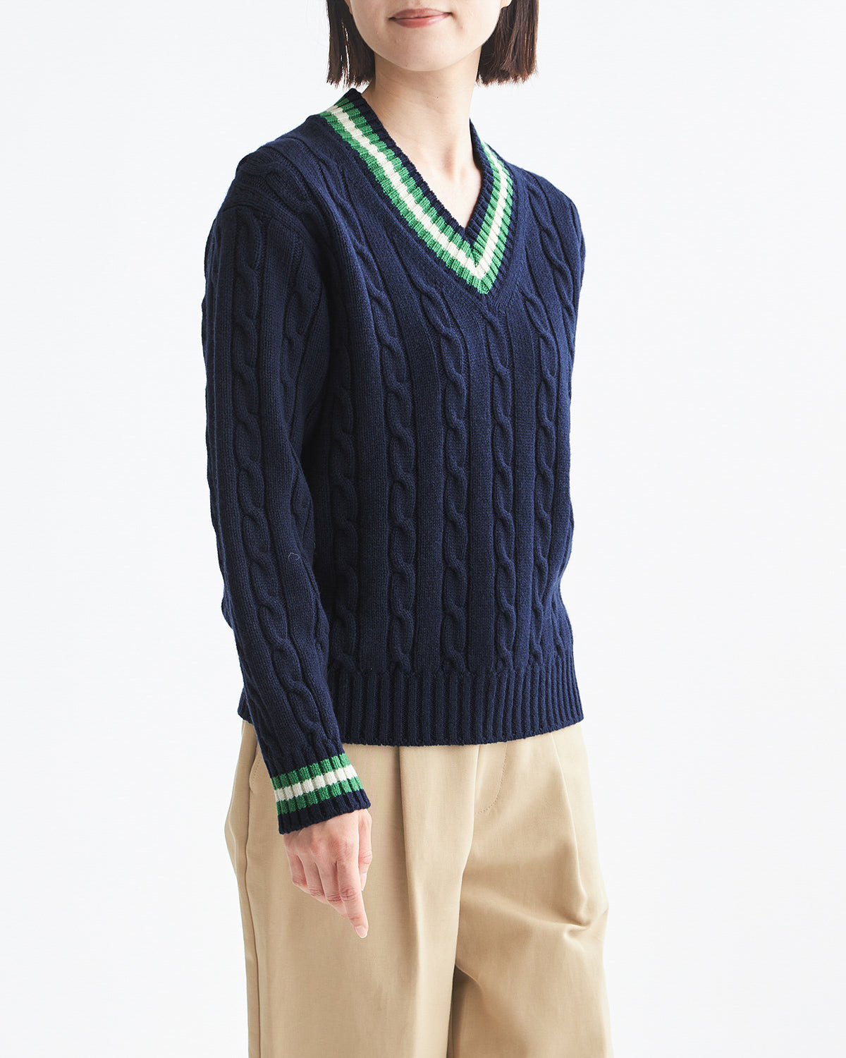 ネイビー　H166cm　着用サイズ：2