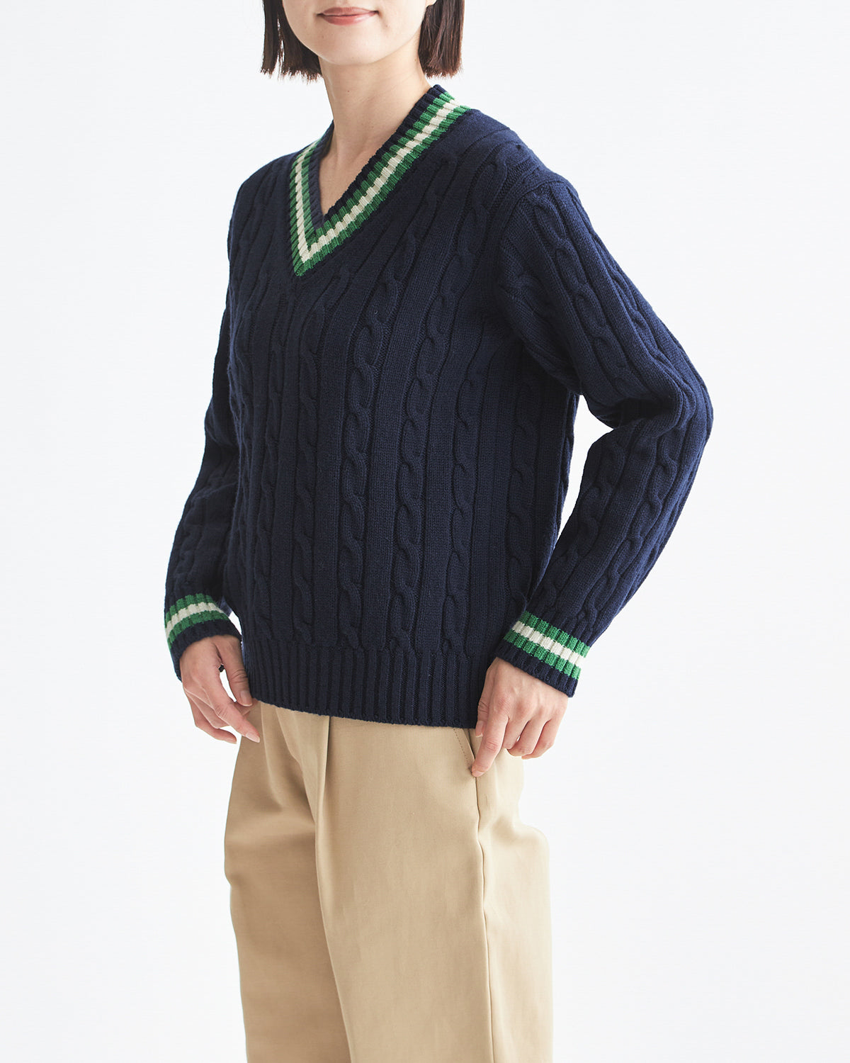 ネイビー　H166cm　着用サイズ：2