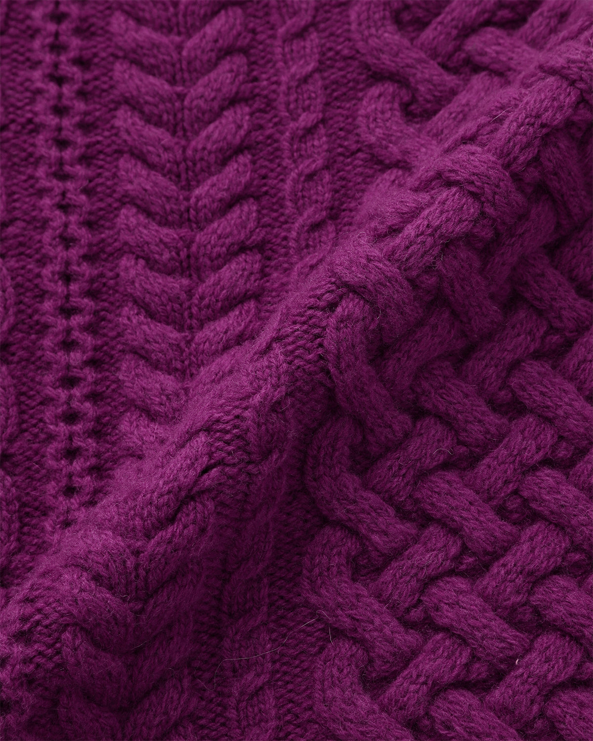 5Gアランカムバックウール クルーネック　SL10W-954