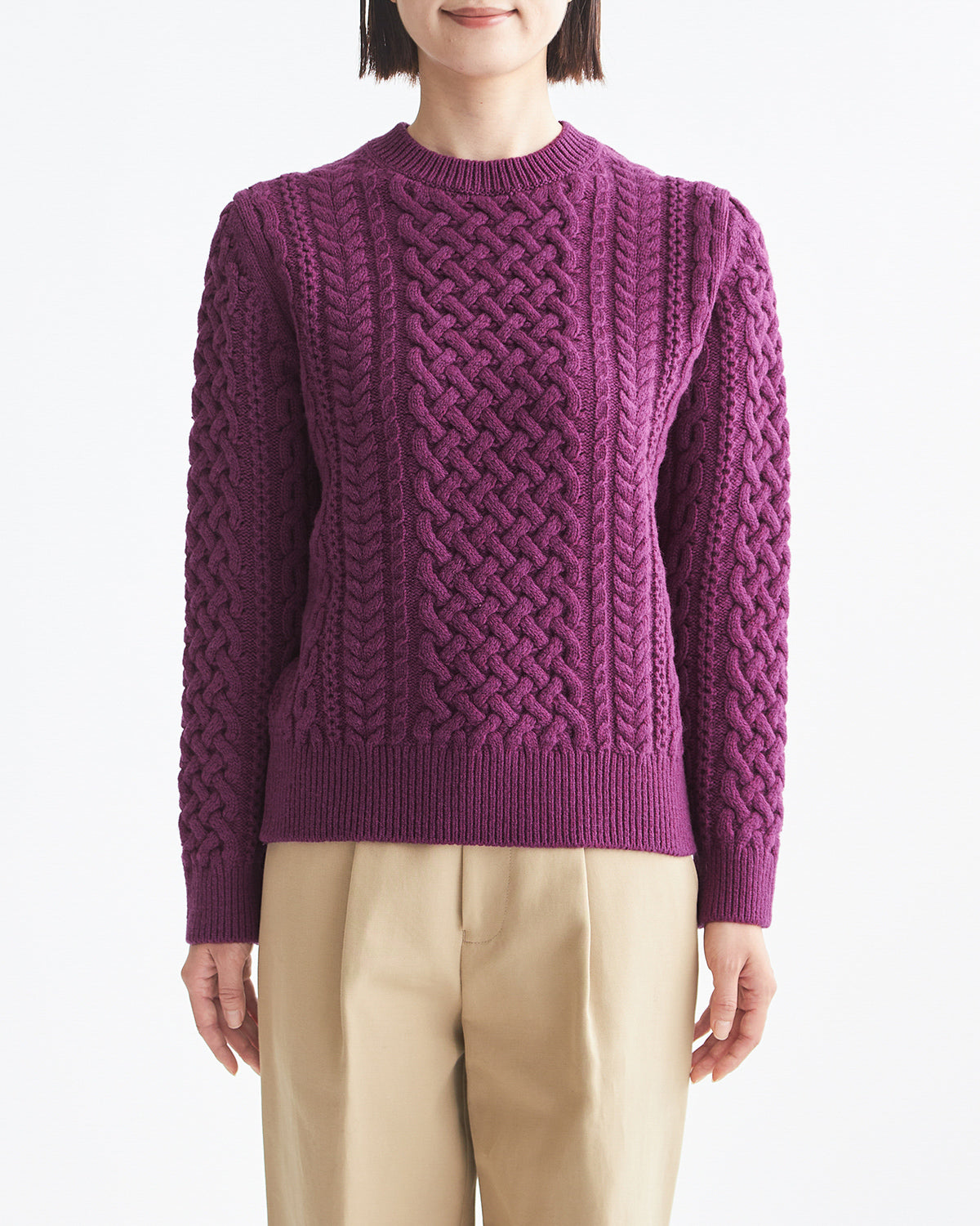 パープル　H166cm　着用サイズ：2