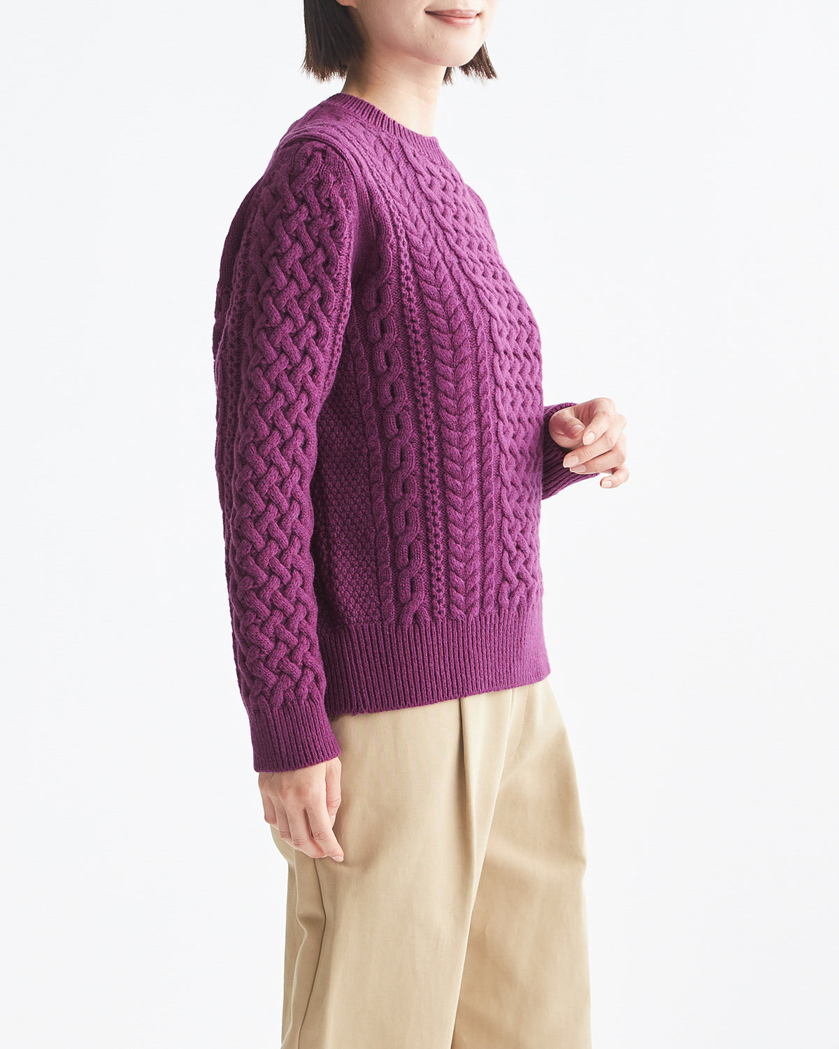 パープル　H166cm　着用サイズ：2