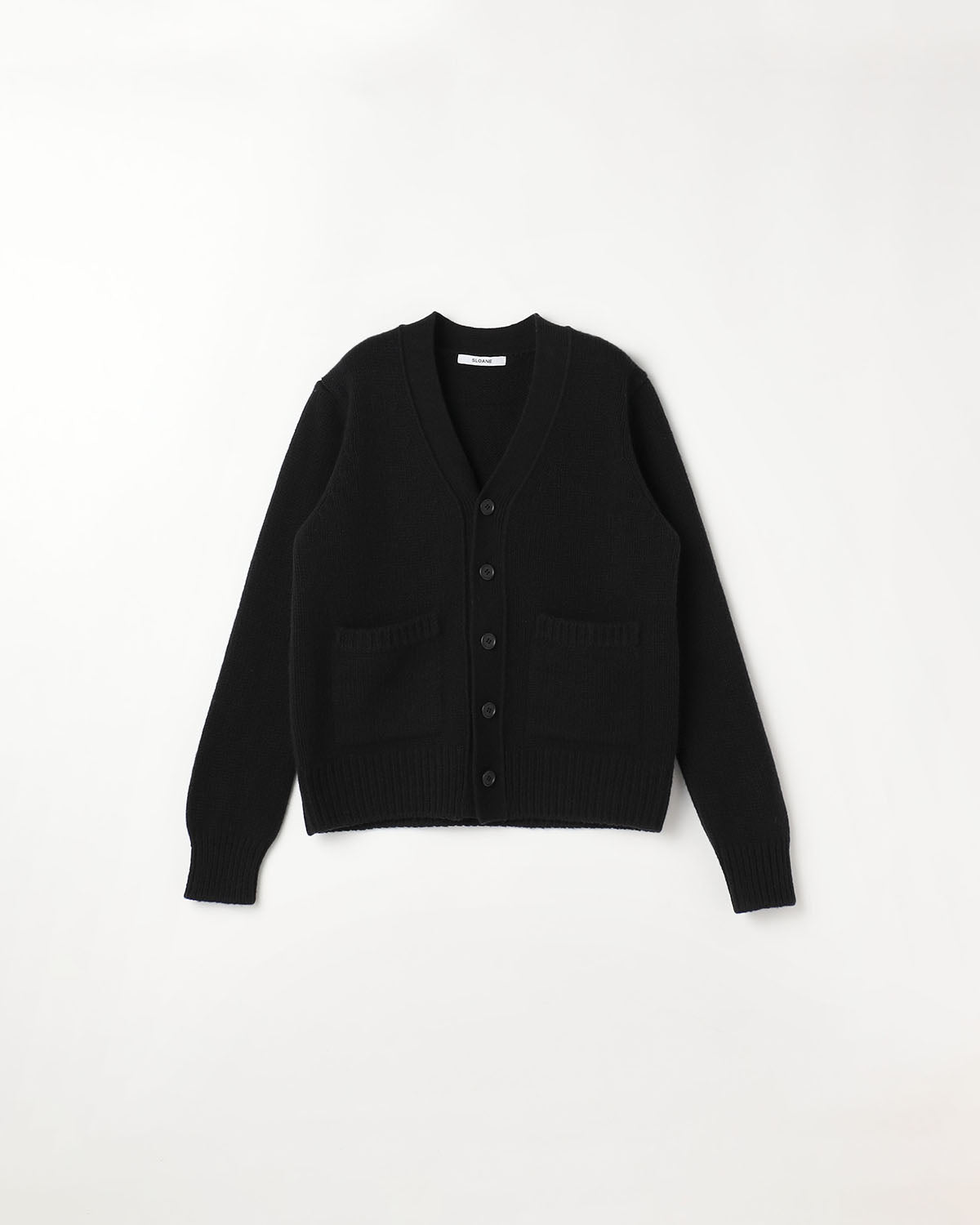SLOANE サイズ3 スーパージーロンラムズウールVカーディガン 5G