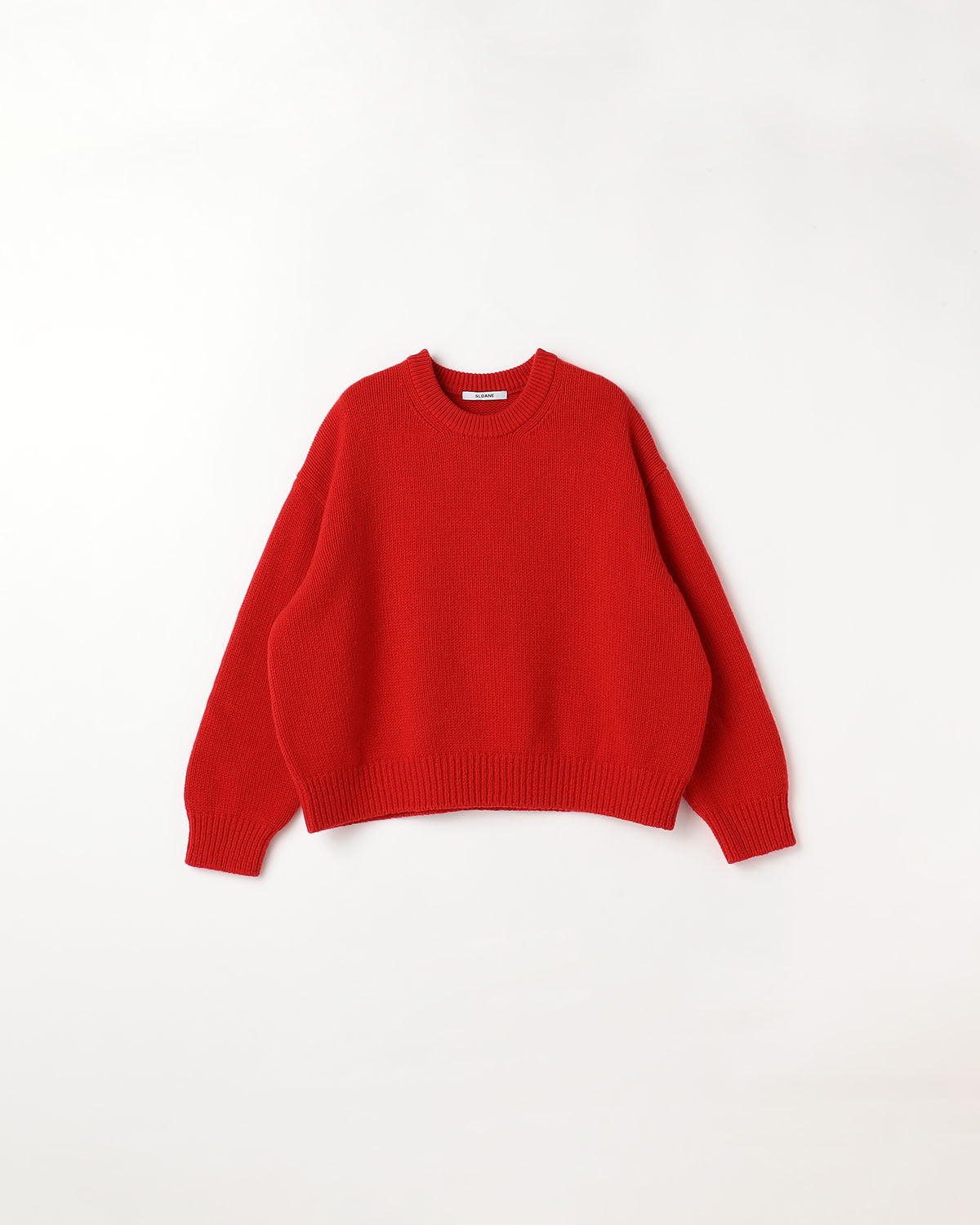 5G ジーロンラム×カシミヤ ショート丈クルーネック SL10W-971