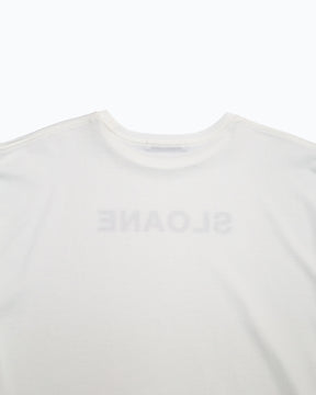 ハイゲージコットン天竺 ロゴクロップド長袖Tシャツ　SL10W-T1033