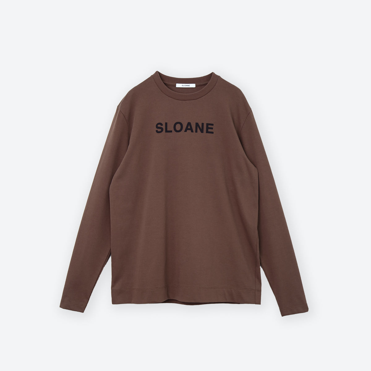 ハイゲージコットン天竺 ロゴ長袖Tシャツ SL10W-T1034