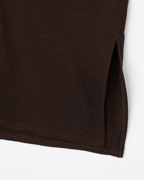ウール天竺 ワイドシルエット長袖Tシャツ　SL10W-T1039