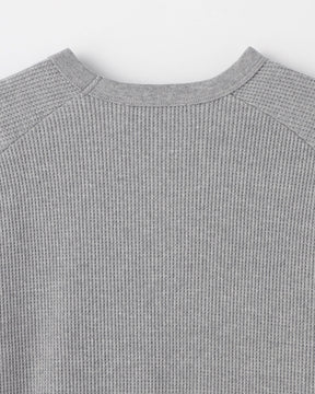 コットンワッフル セミラグラン 長袖Tシャツ　SL10W-T1055