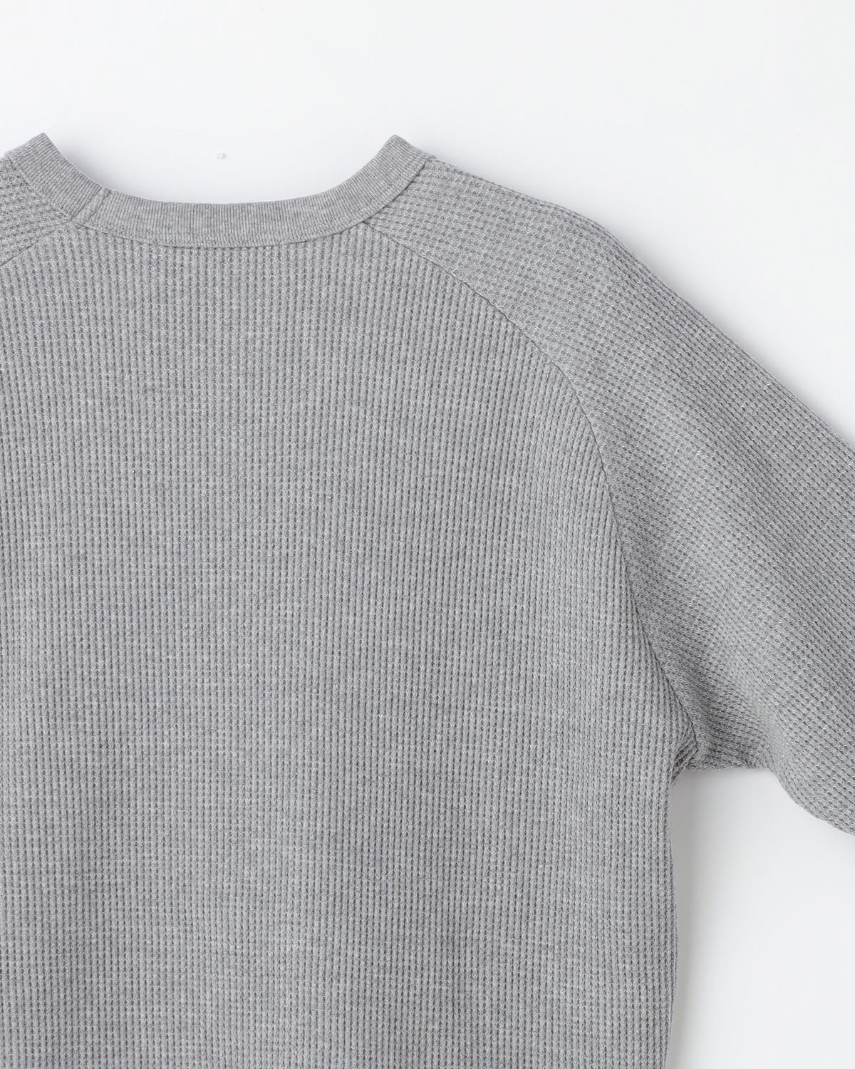 コットンワッフル セミラグラン 長袖Tシャツ　SL10W-T1055