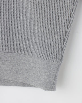 コットンワッフル セミラグラン 長袖Tシャツ　SL10W-T1055