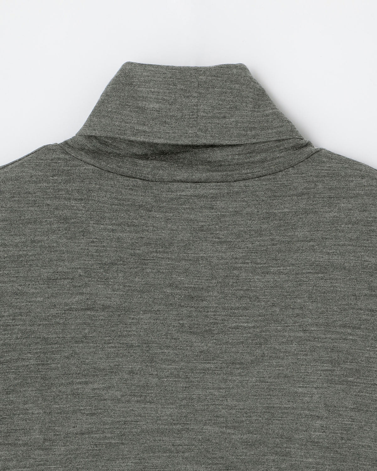 ウール天竺 ニットタートルネック長袖Tシャツ　SL10W-T1056