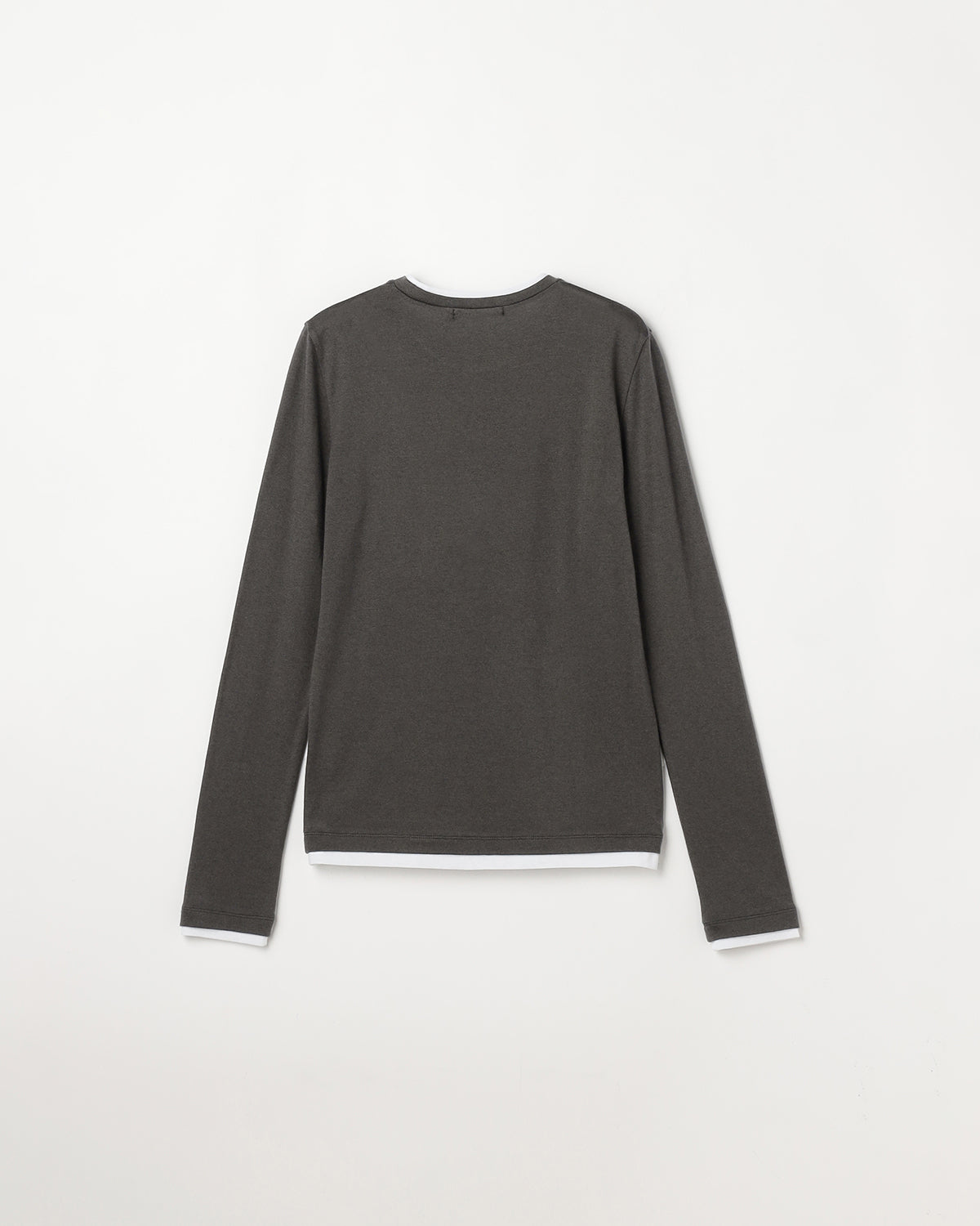 コットンカシミヤレイヤード風長袖Ｔシャツ　SL11W-T1250