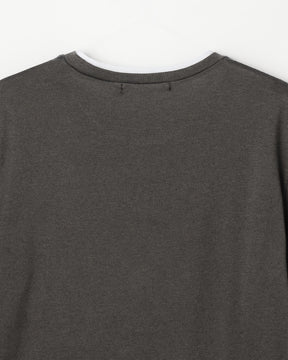 コットンカシミヤレイヤード風長袖Ｔシャツ　SL11W-T1250