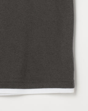コットンカシミヤレイヤード風長袖Ｔシャツ　SL11W-T1250