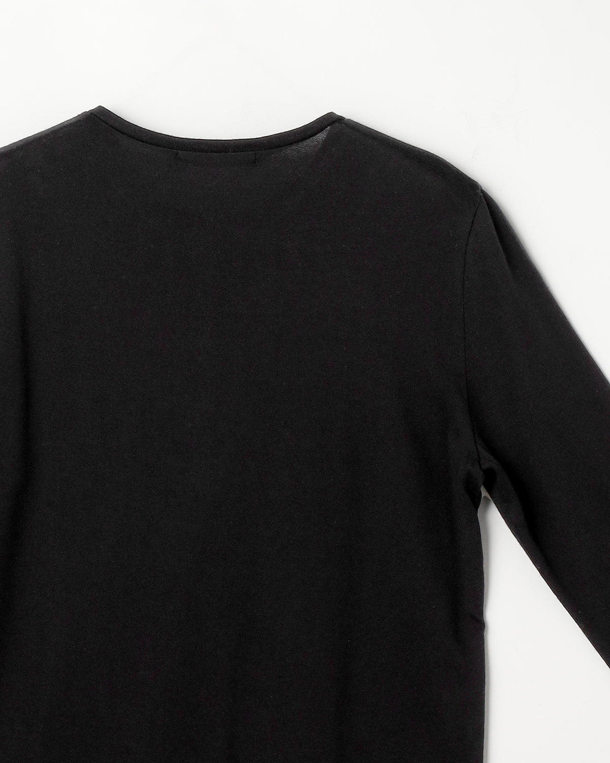 コットンカシミヤレイヤード風ヘンリーネック長袖Ｔシャツ　SL11W-T1251