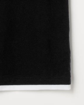 コットンカシミヤレイヤード風ヘンリーネック長袖Ｔシャツ　SL11W-T1251