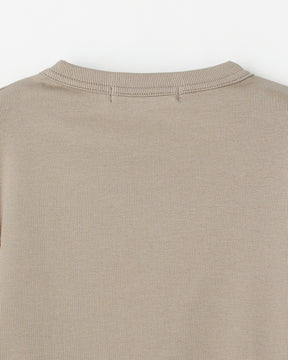 リブベアテレコ７分袖Ｔシャツ　SL11W-T1302