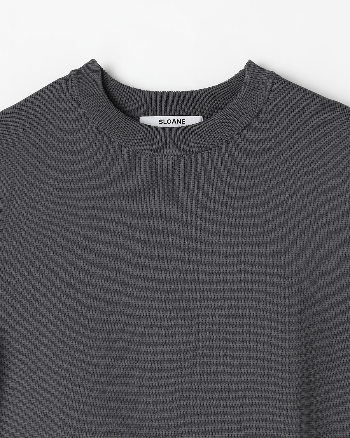 14Gミラノリブ ポリエステル×キュプラ×コットン 半袖クルーネック ワンピース 　SL8S-602-S10