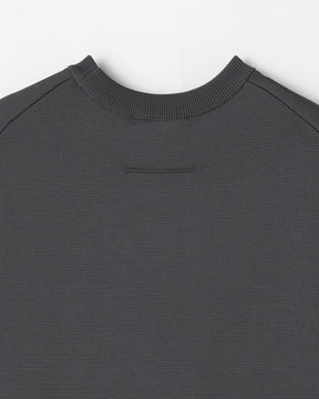 14Gミラノリブ ポリエステル×キュプラ×コットン 半袖クルーネック ワンピース 　SL8S-602-S10