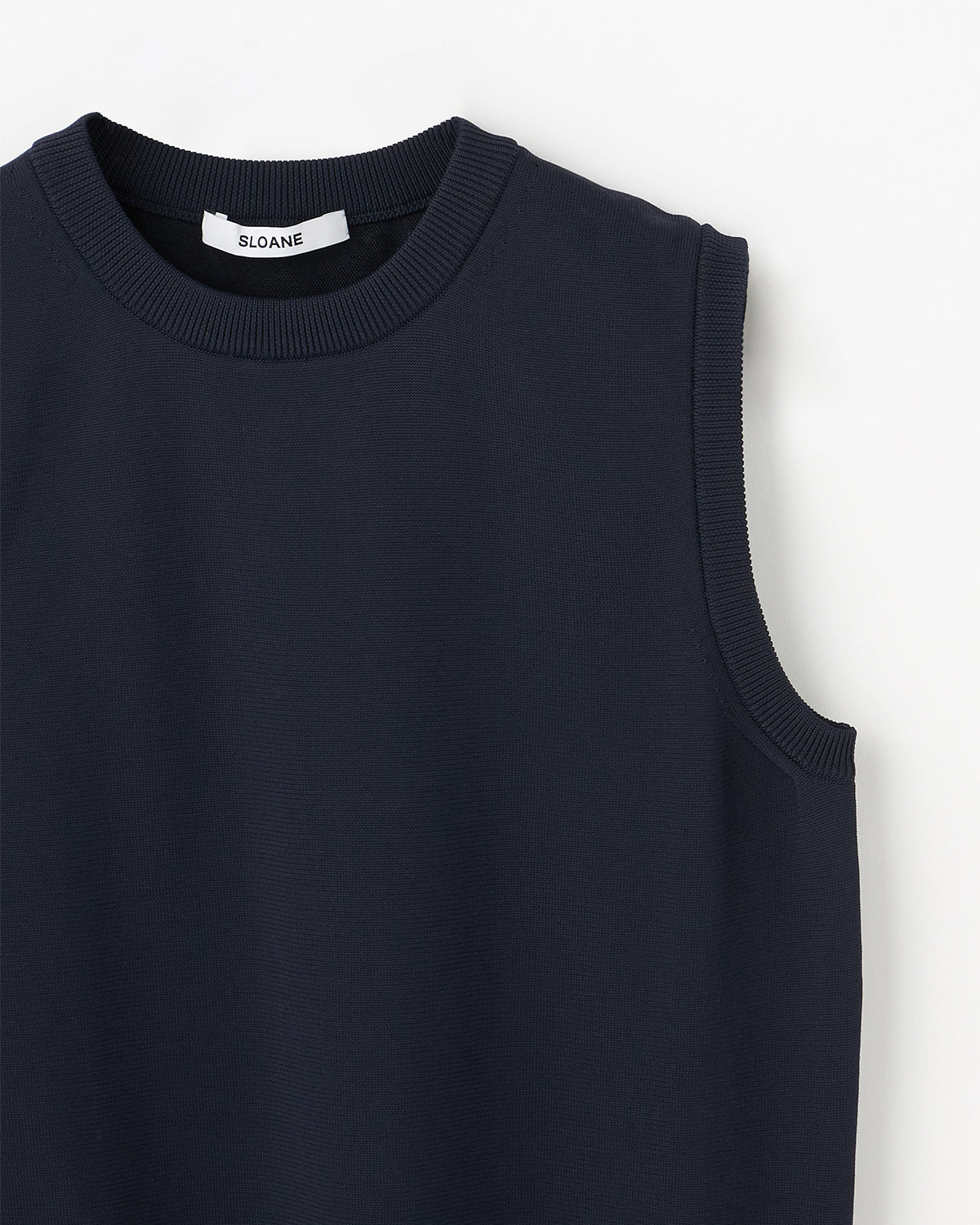 18G二重臼天竺 ポリエステル×キュプラ×コットン ノースリーブ　SL8S-614-S10