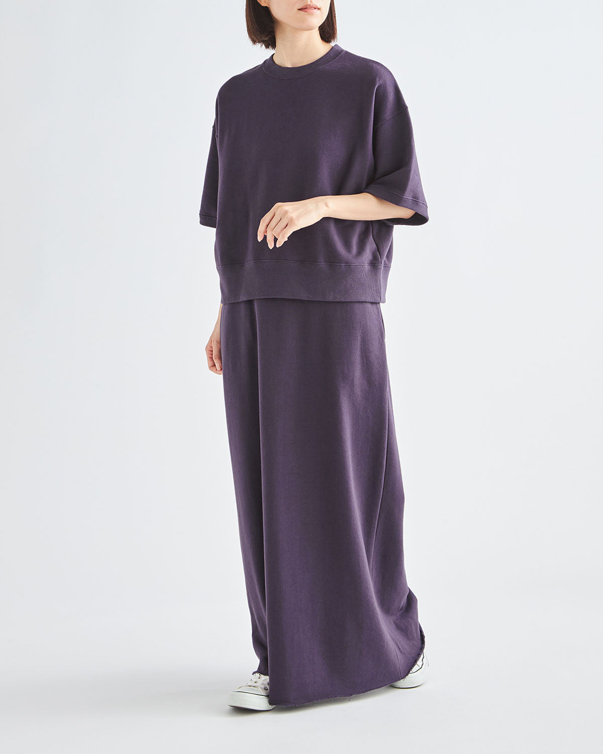 パープル　H166cm　着用サイズ：2　トップス：SL10S-T1134