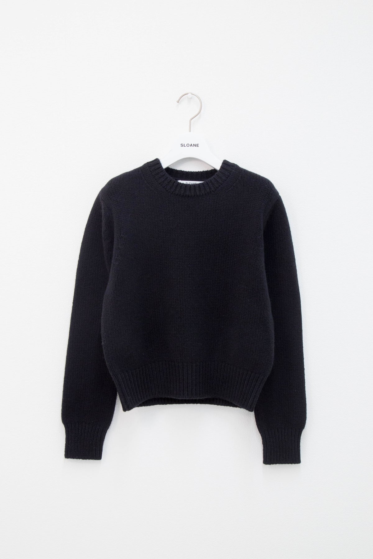 5G ジーロンラム×カシミヤ ショート丈クルーネック　SL10W-971