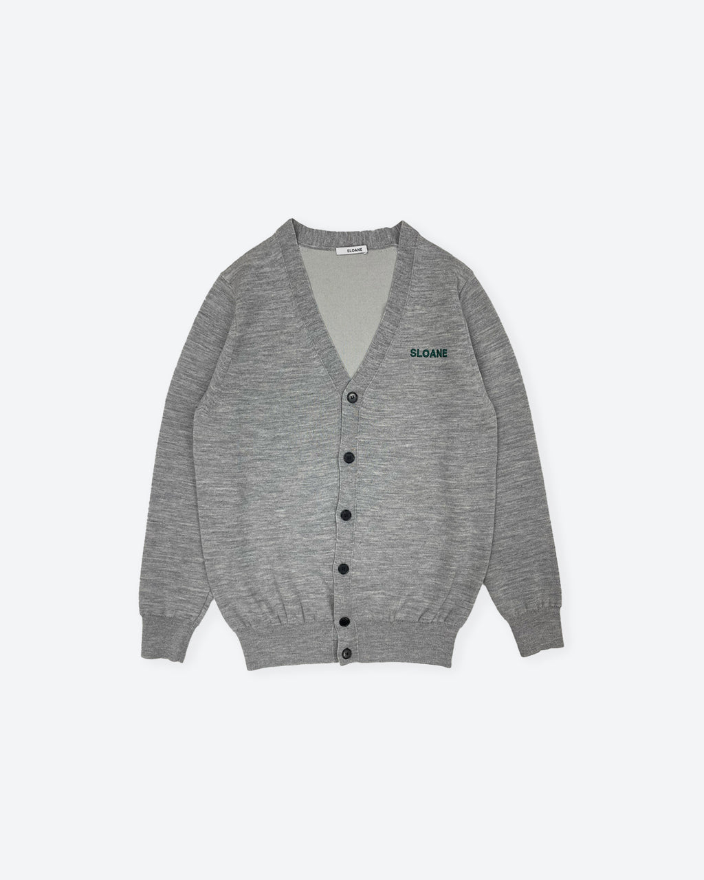 UNISEX】12G天竺ダブルフェイス Vネックカーディガン SL8W-625
