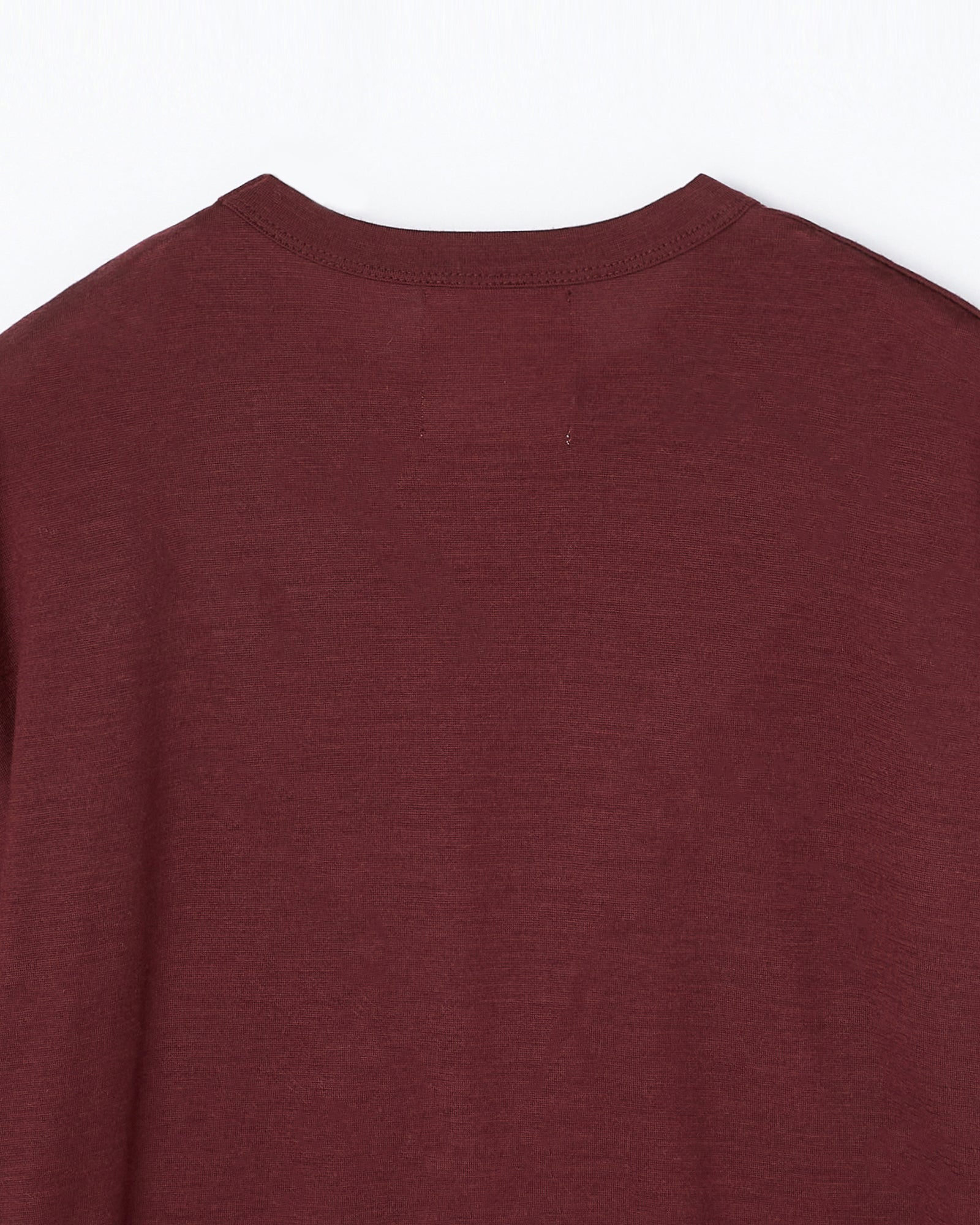 ウール天竺　ニットＴシャツ　SL8W-T438-S8  ヘムスイッチング